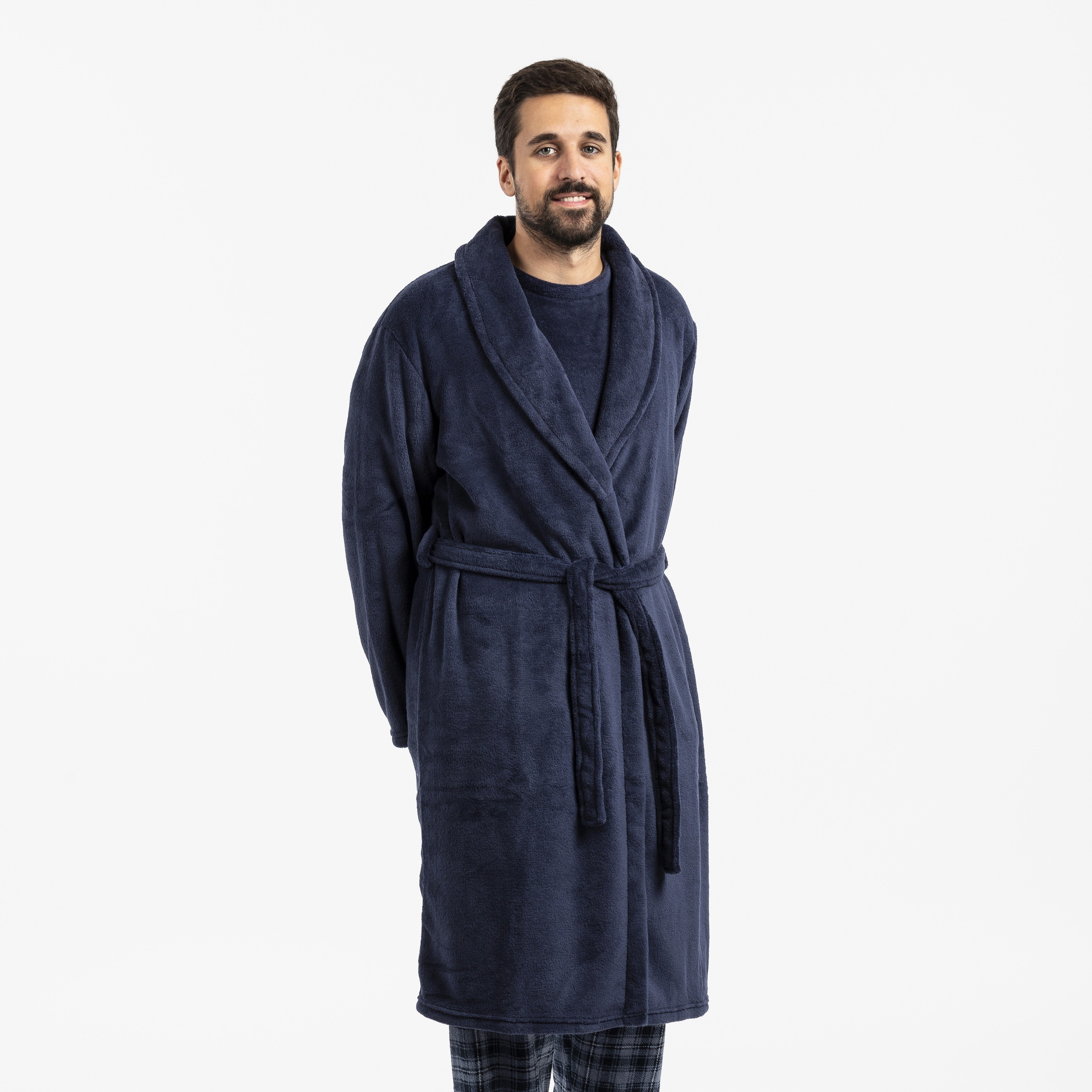 Roupão masculino coral