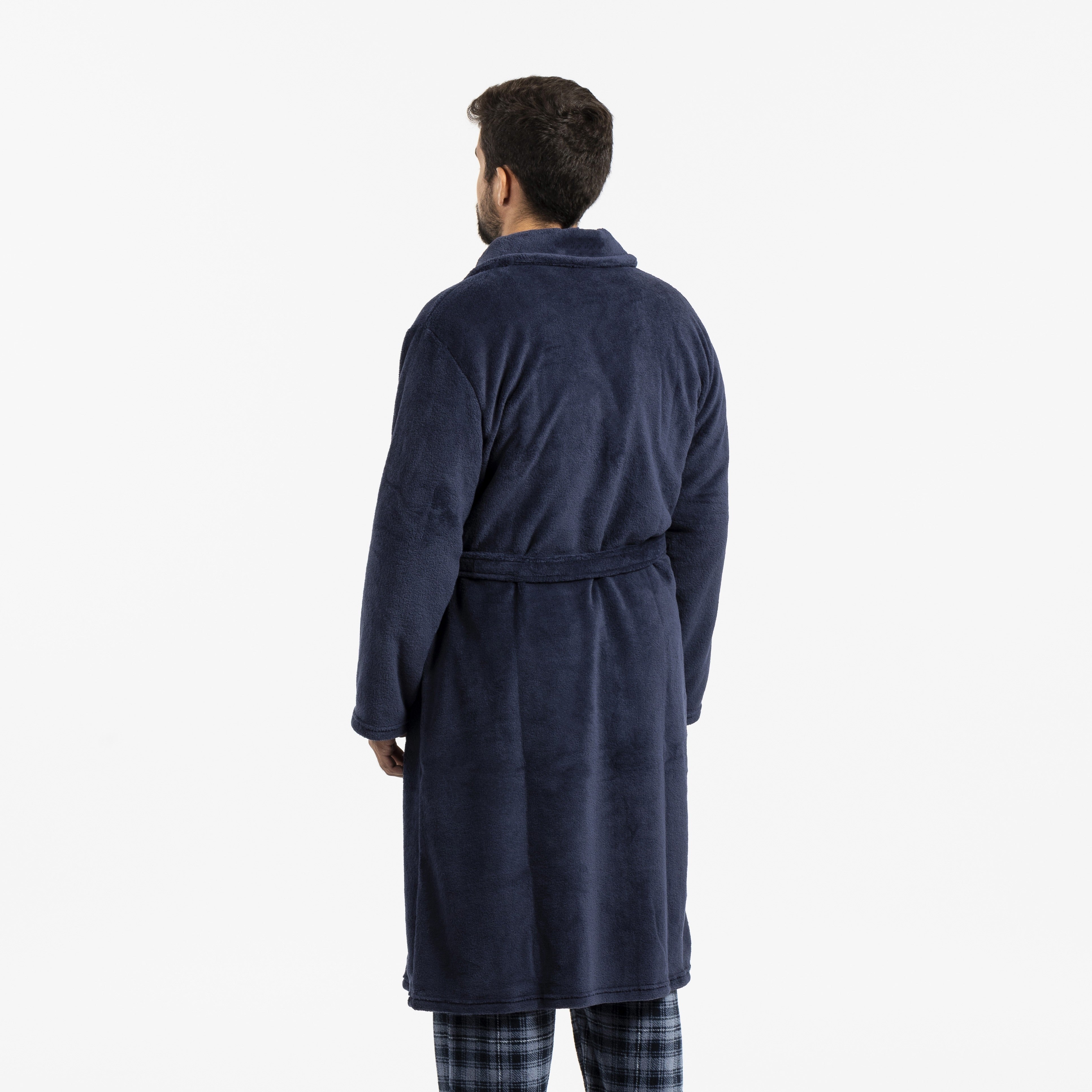 Roupão masculino coral