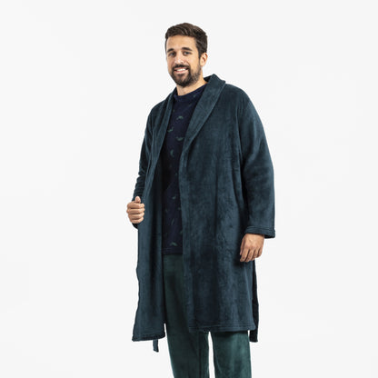 Roupão masculino coral