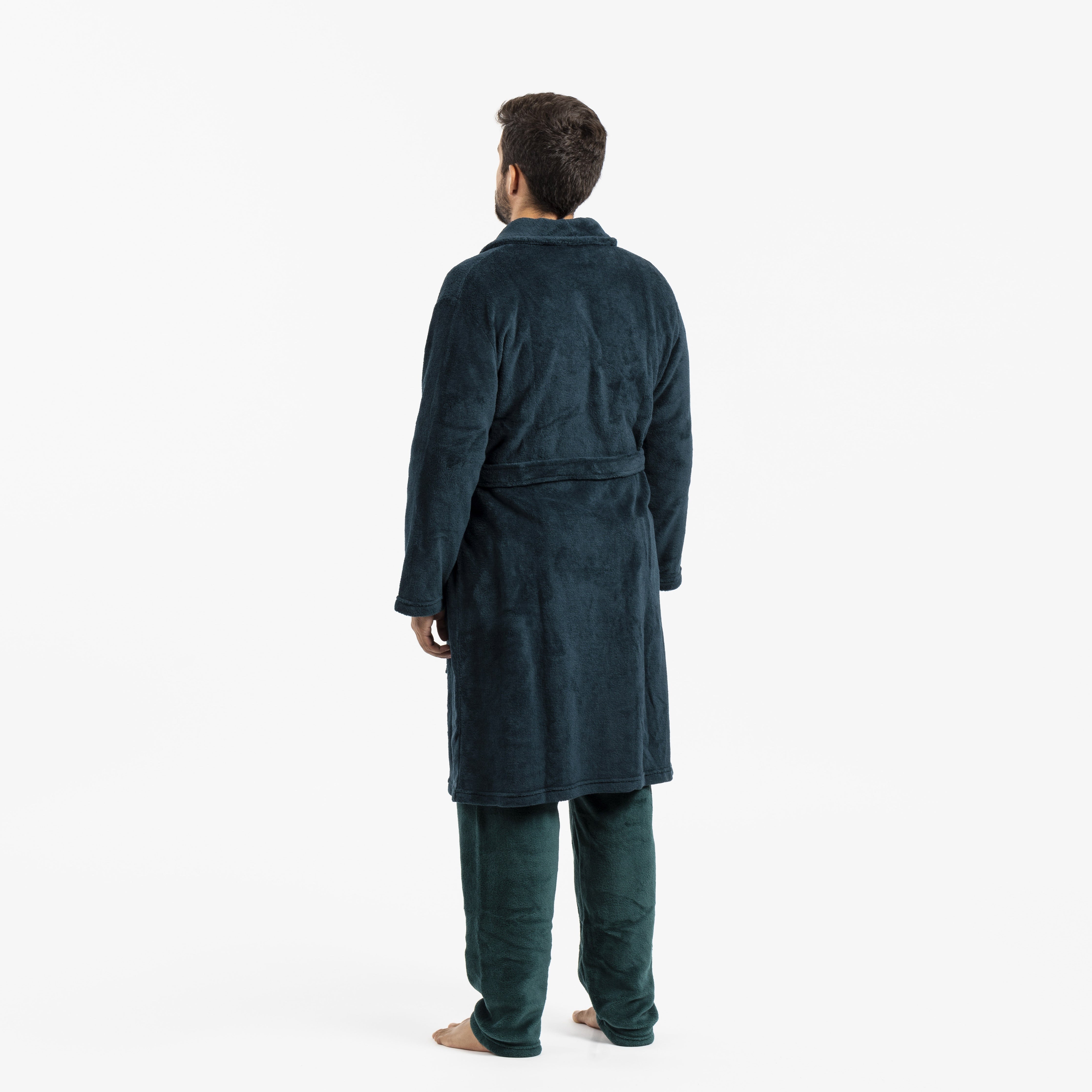 Roupão masculino coral