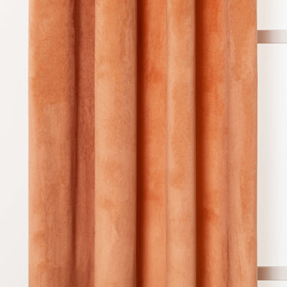 Nova cortina de veludo mandarim