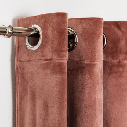 Cortina nova, veludo Marsala