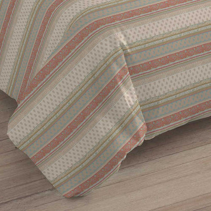 Capa de edredão individual de algodão percal Carmela Castano