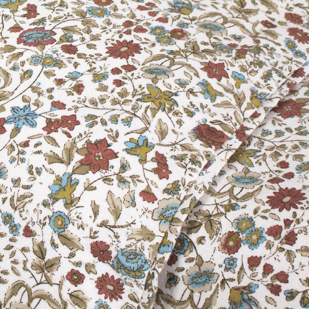 Capa de edredom de solteiro Daniela em flanela marrom