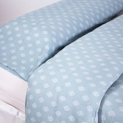 Capa de edredom tamanho queen Tiffany Green Boga Flanley