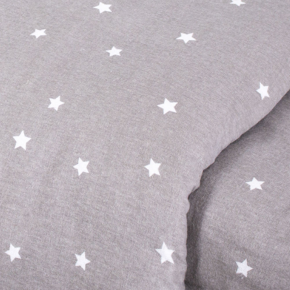 Capa de edredom de solteiro Estrella Pearl Flannel