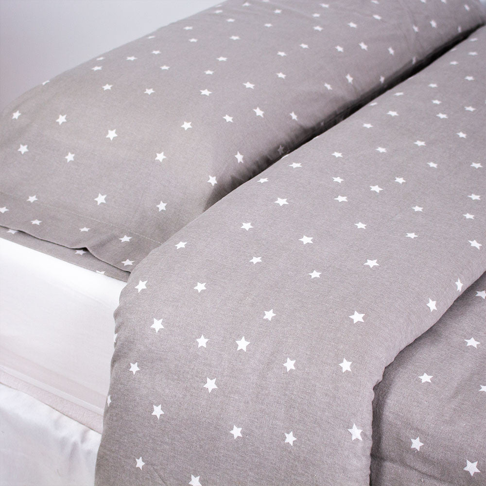 Capa de edredom de solteiro Estrella Pearl Flannel