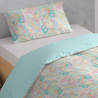 Capa de edredom de solteiro Enca em algodão