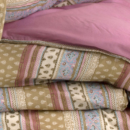 Capa de edredom Carmela Pink Single