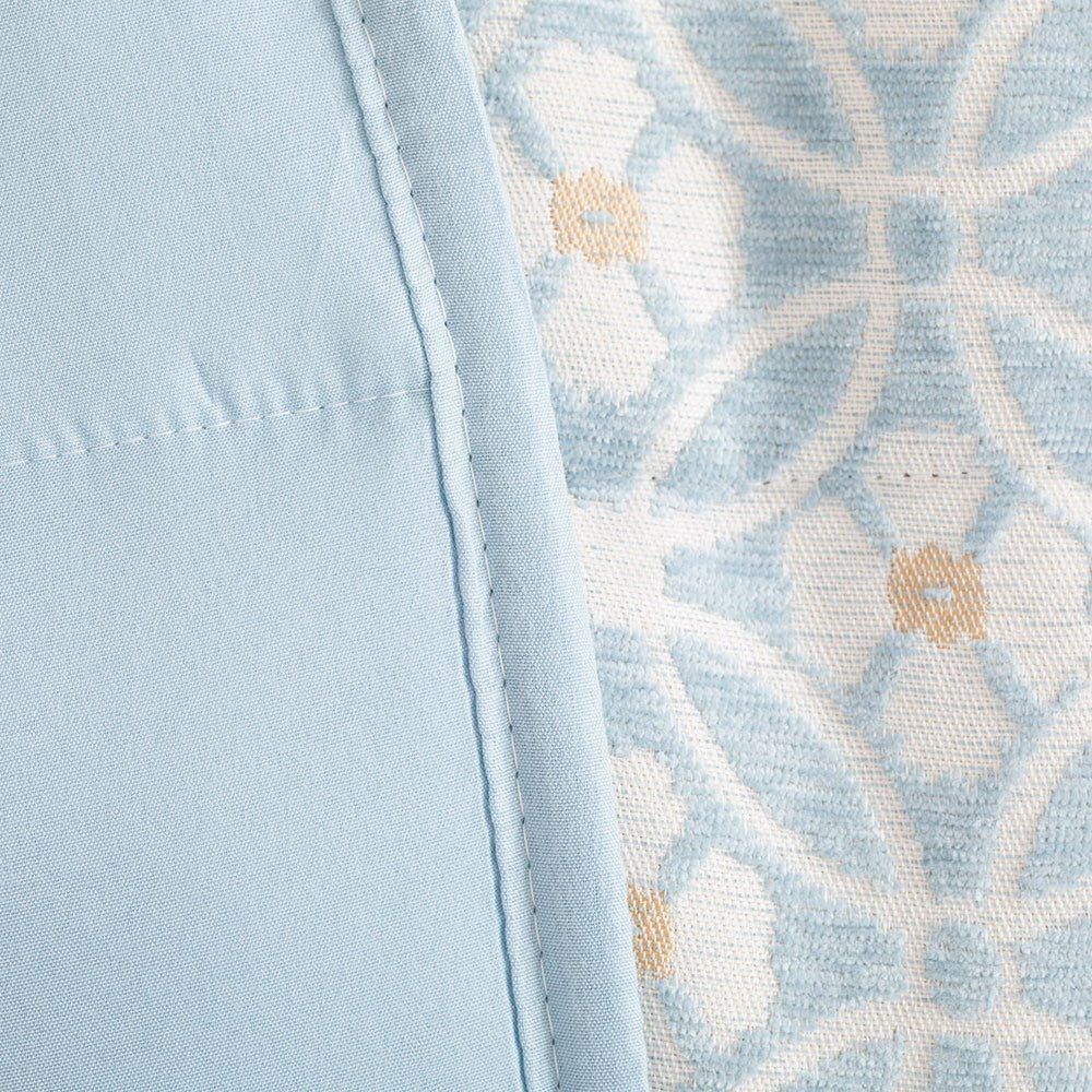 Colcha Marieta Indigo Chenille Jacquard - 120g