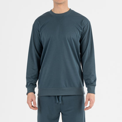 Conjunto de treino comprido masculino verde menta