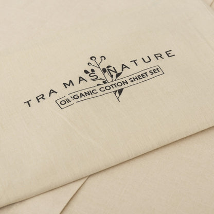 Jogo de lençóis de algodão orgânico tingido