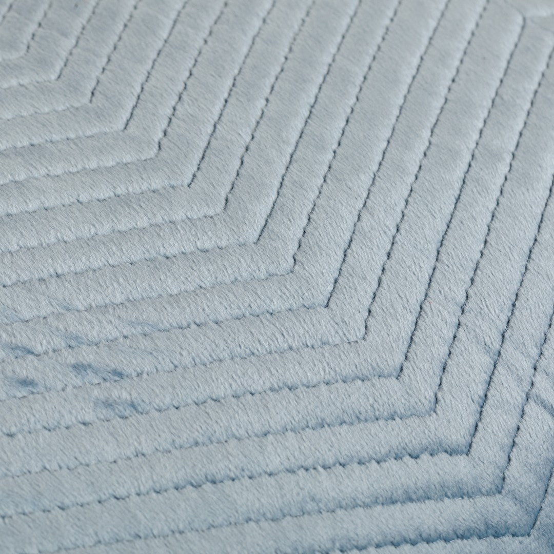 Almofada quadrada New Hungary, veludo liso, 50x50 cm - capa + enchimento