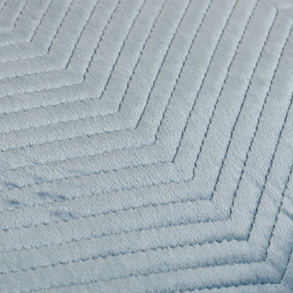 Almofada quadrada New Hungary, veludo liso, 50x50 cm - capa + enchimento