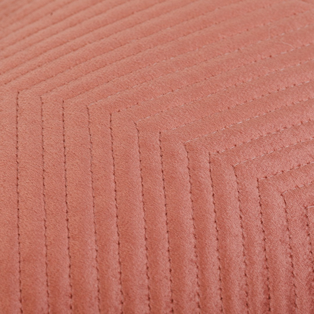 Almofada quadrada New Hungary, veludo liso, 50x50 cm - capa + enchimento