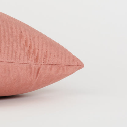 Almofada quadrada New Hungary, veludo liso, 50x50 cm - capa + enchimento