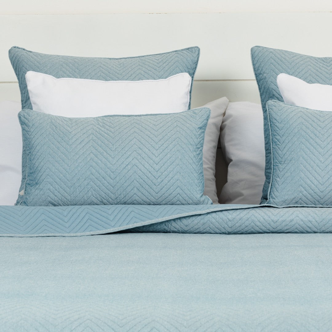 Colcha bouti lisa efecto desgastado