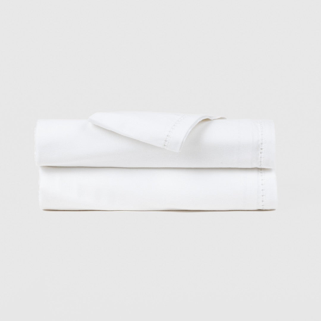 Toalha de mesa de algodão branca