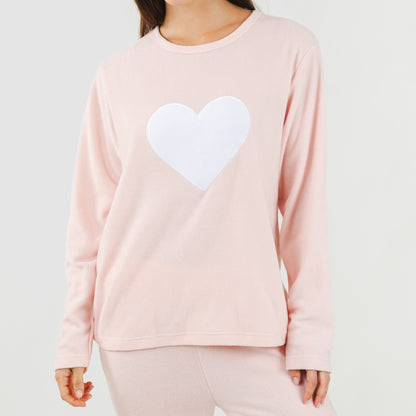 Pijama polar Praga rosa