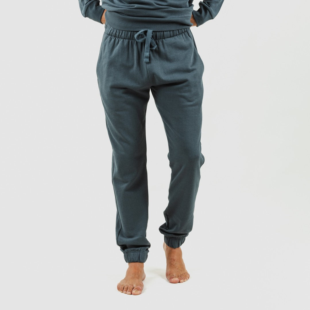 Conjunto de treino masculino em algodão verde menta