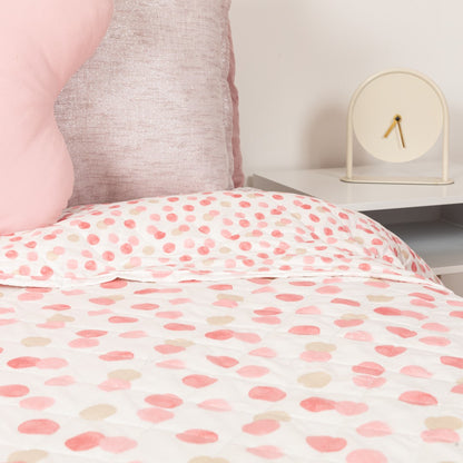 Colcha rosa Graciela