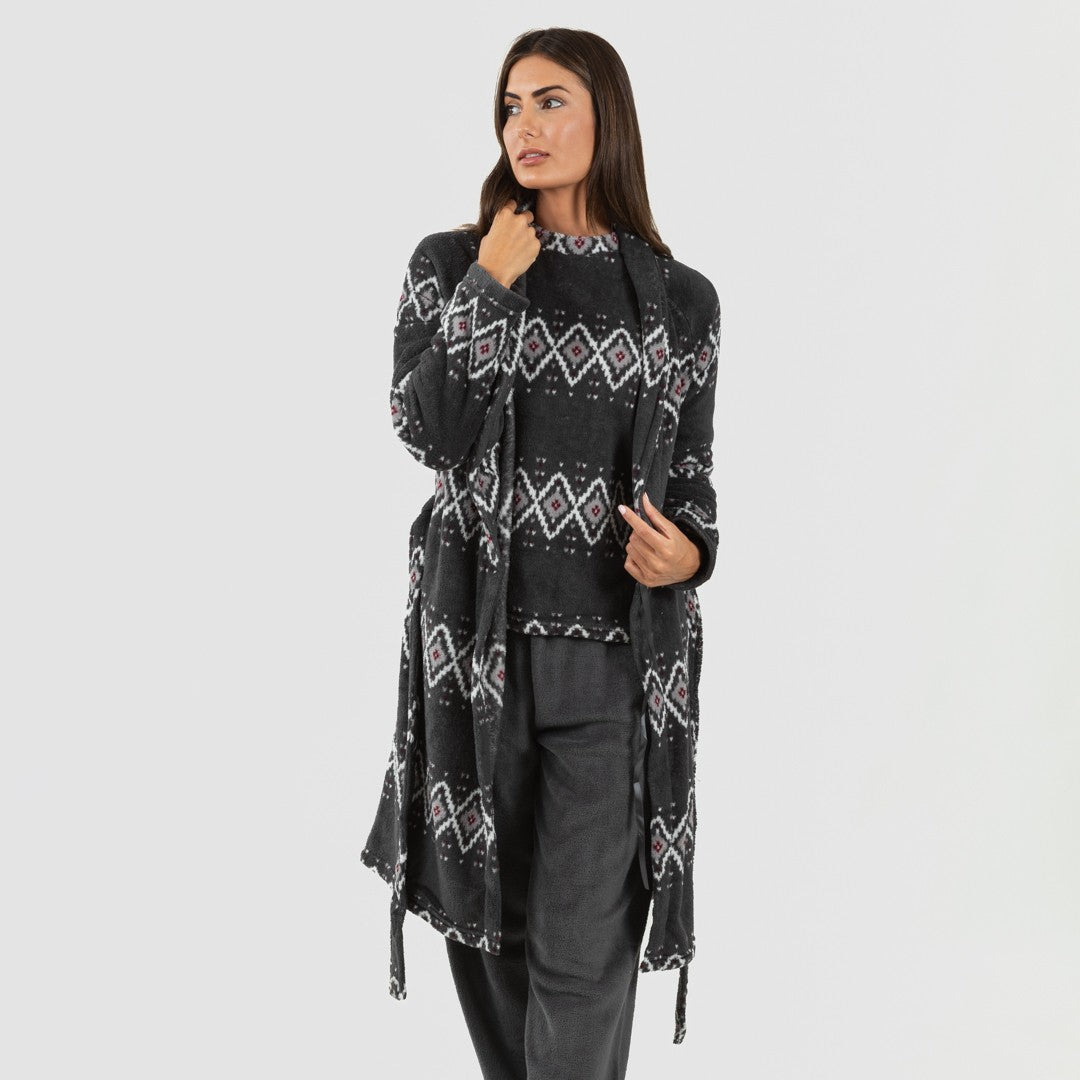 Andros manto coral cinza