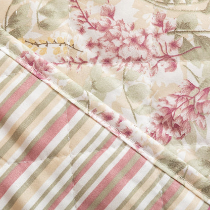 Colcha Nora rosa malva