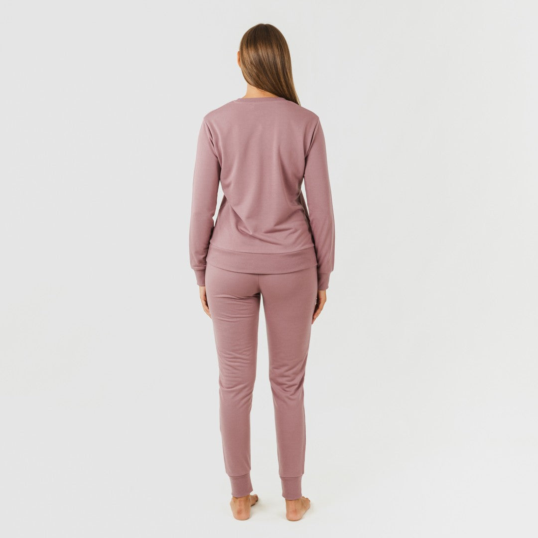 Conjunto Sport malva novo