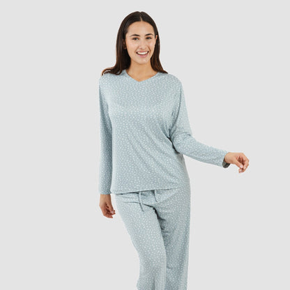 Pijama longo e macio feminino Anita Indigo