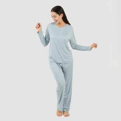 Pijama longo e macio feminino Anita Indigo