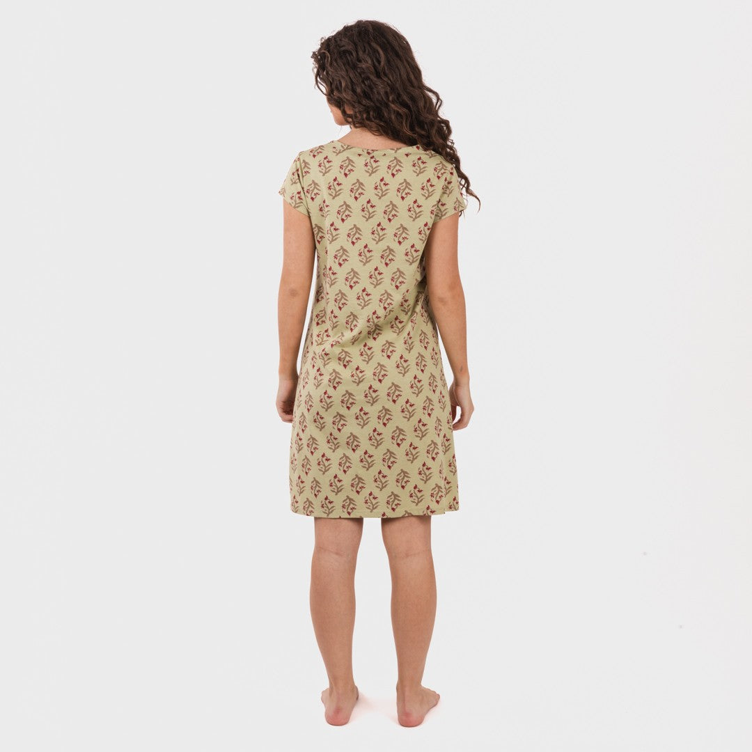 Blusa Denisa de algodão verde