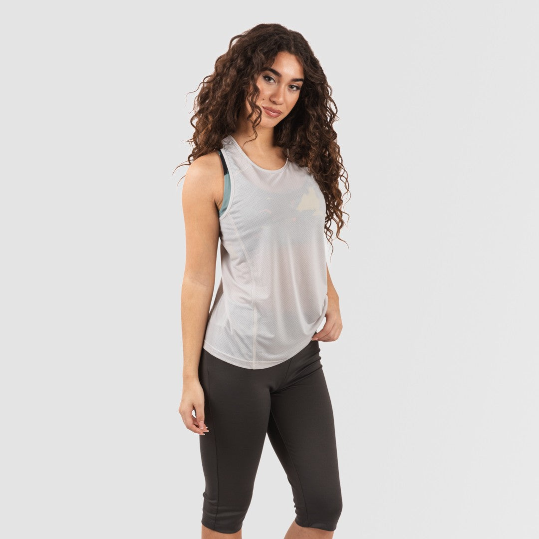 Conjunto esportivo feminino de leggings curtas pérola - marengo