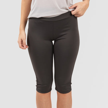 Conjunto esportivo feminino de leggings curtas pérola - marengo