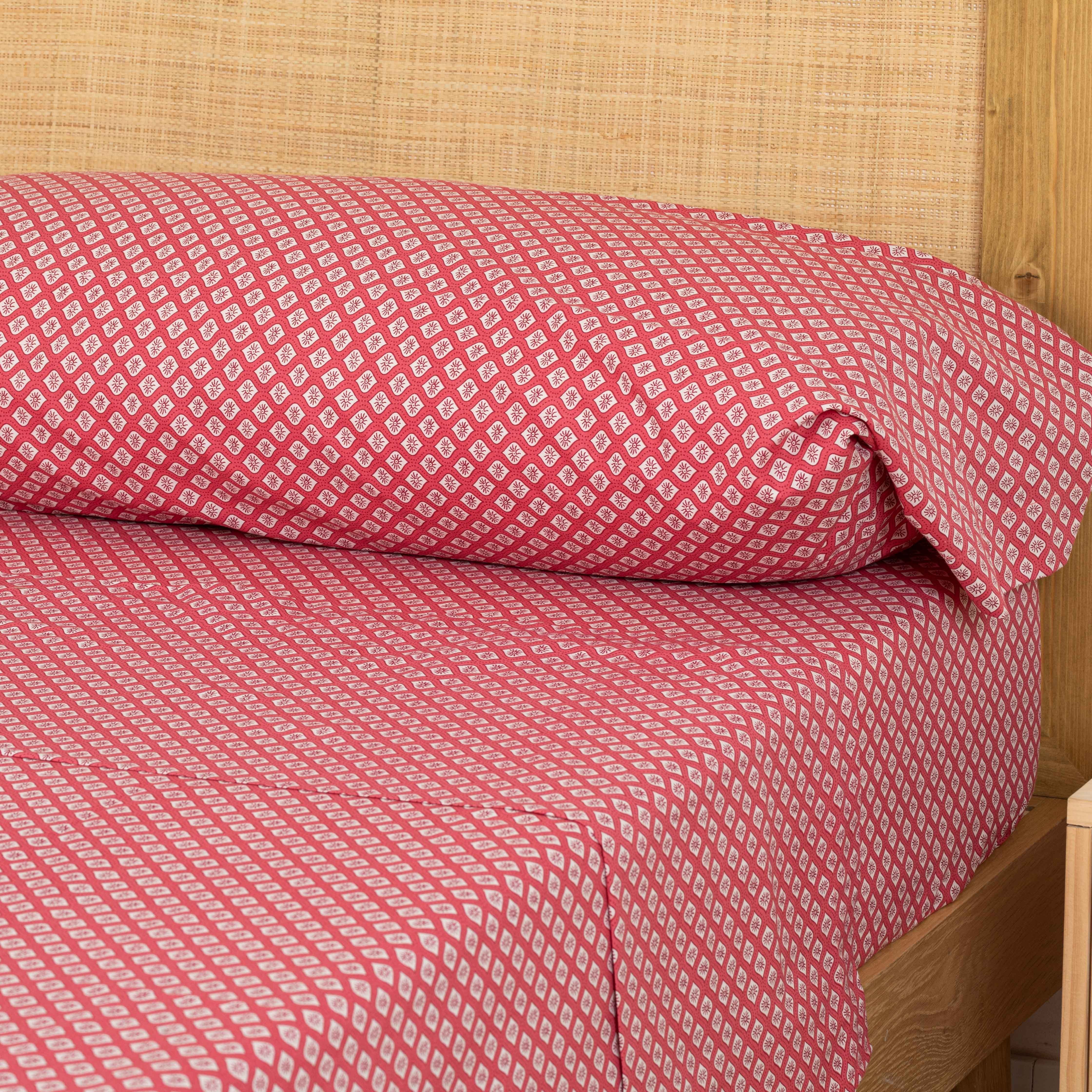 Jogo de lençóis algodão Neville fresa