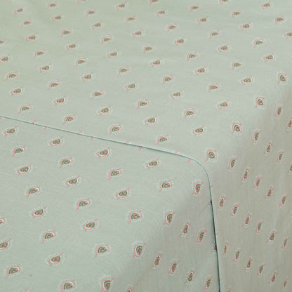 Jogo de lençóis algodão Alessia verde