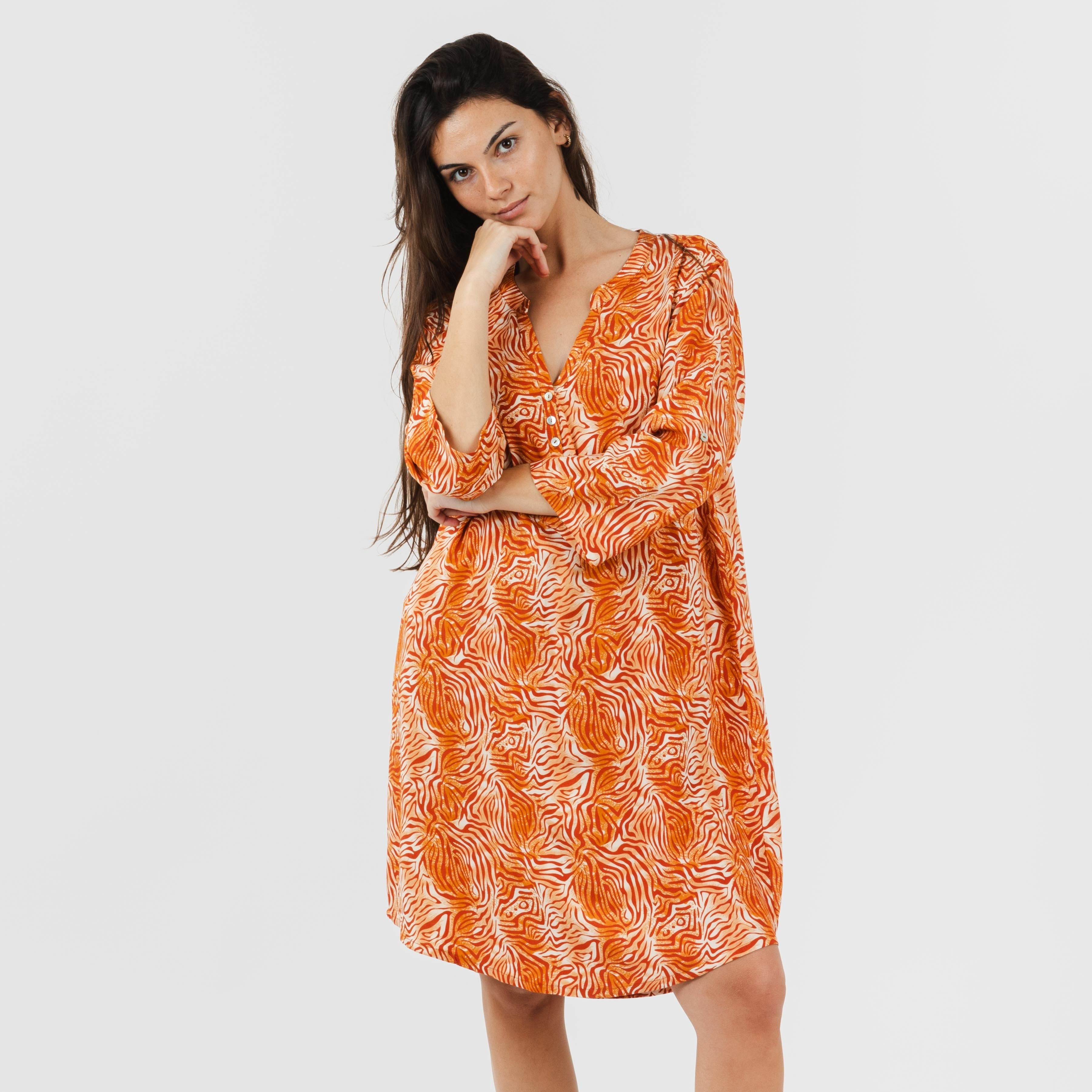 Camisola de viscose Sola terracota