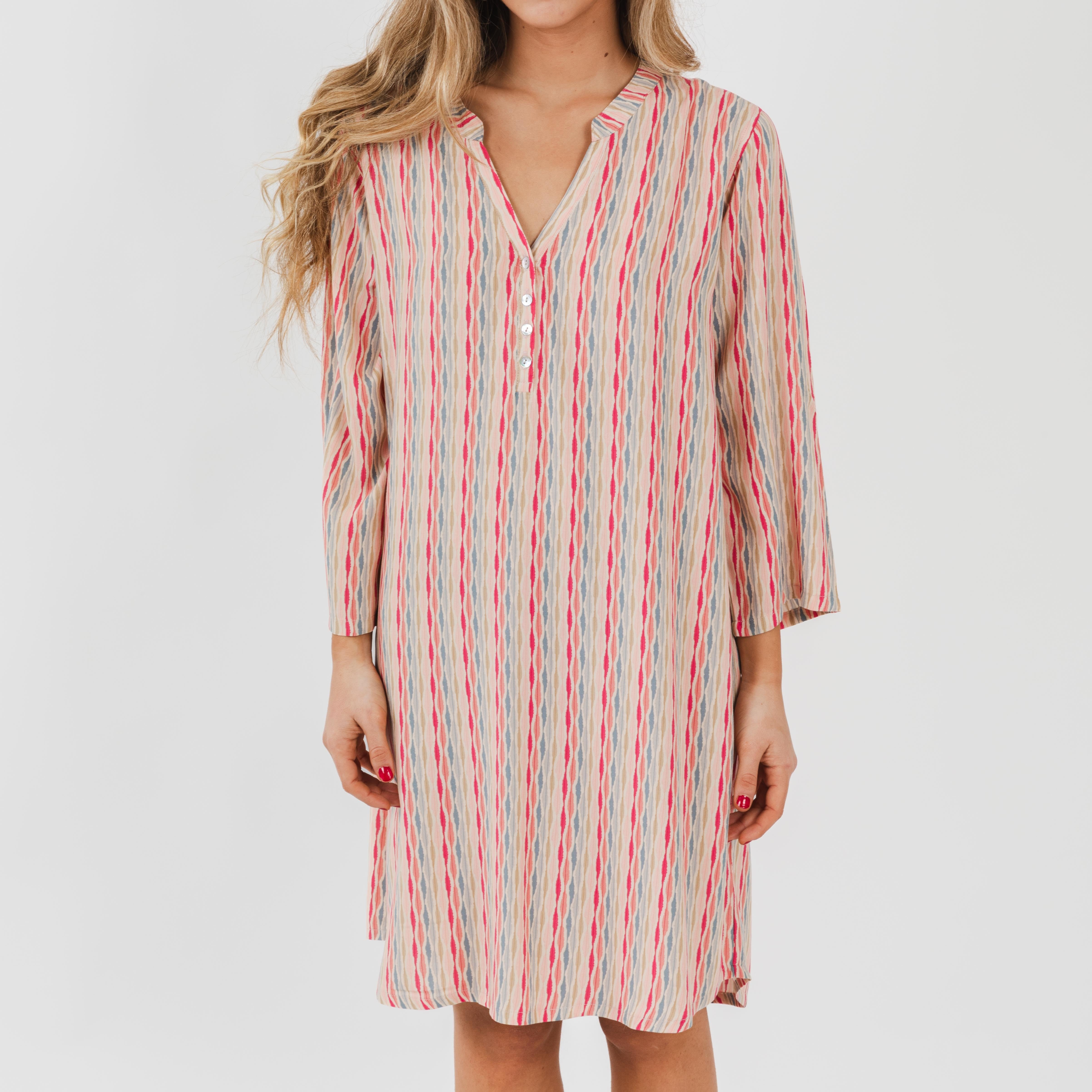 Camisola de viscose, villa rosa