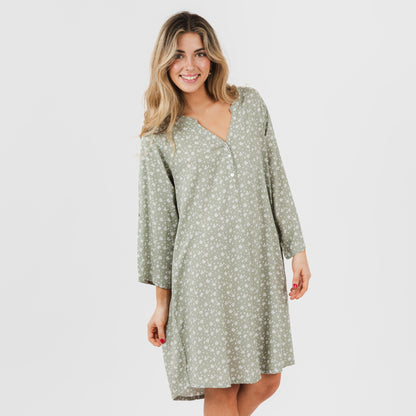 Camisola viscosa Valeria verde caceria