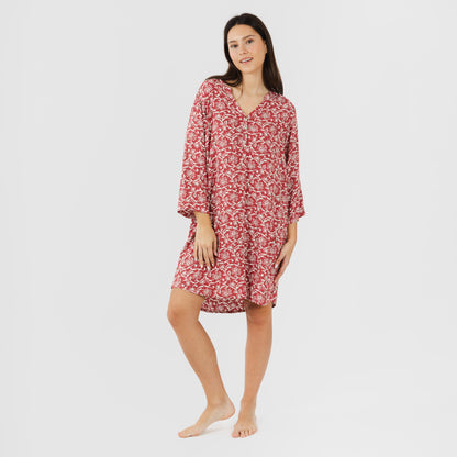 Camisola de viscose Queen marsala