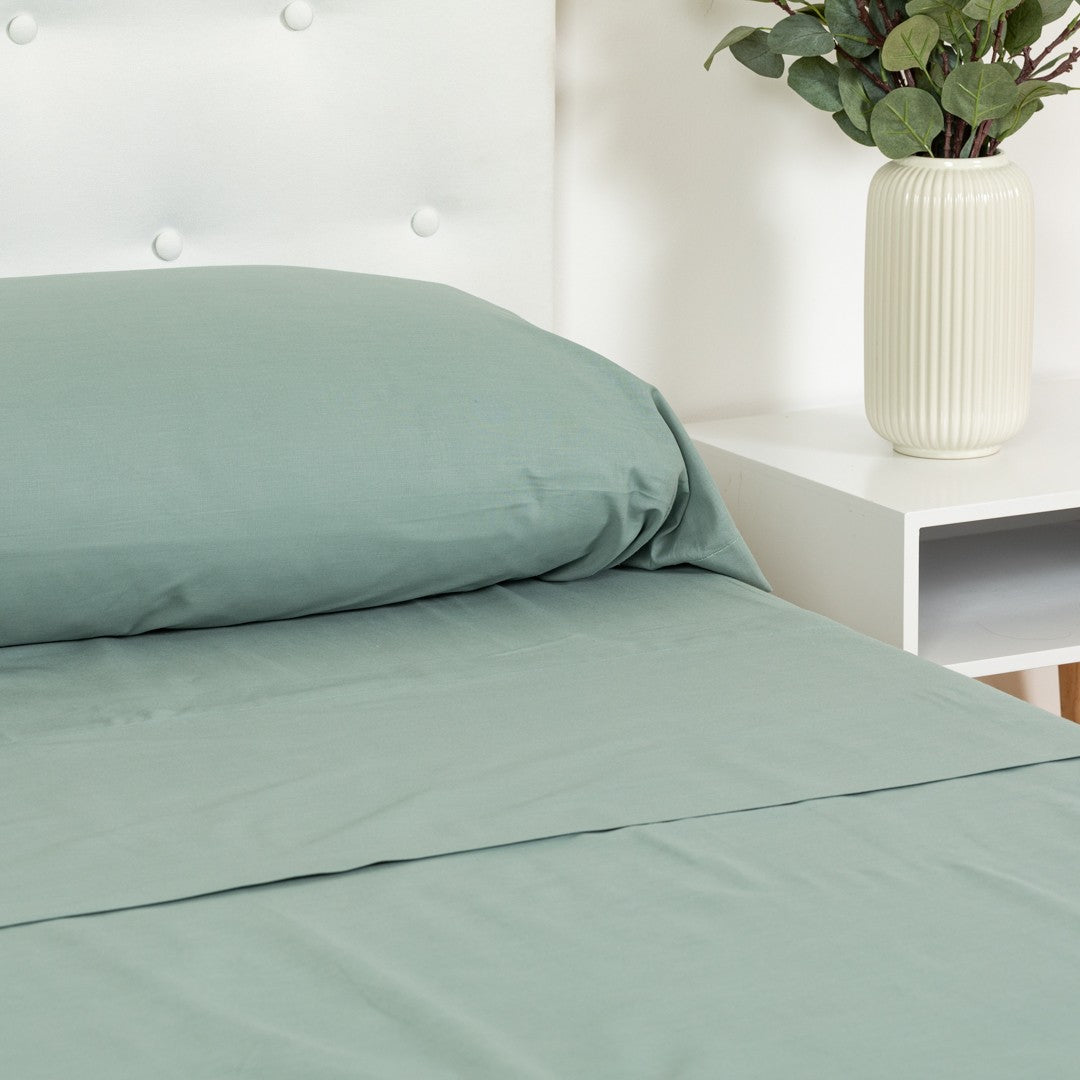 Conjunto de lençóis tingidos de algodão PR