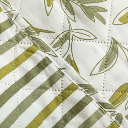 Colcha bouti Caliope verde caceria