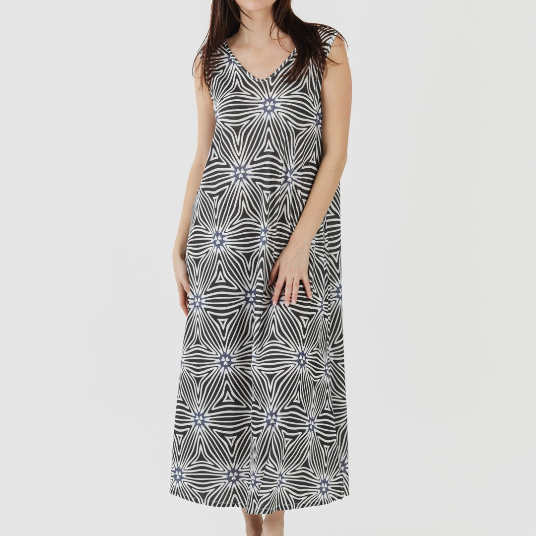 VESTIDO LONGO NATY COM ALÇAS MACIAS