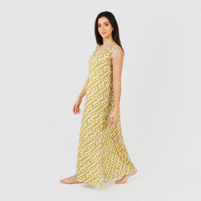 VESTIDO BALADI DE ALÇAS LONGAS E MACIAS