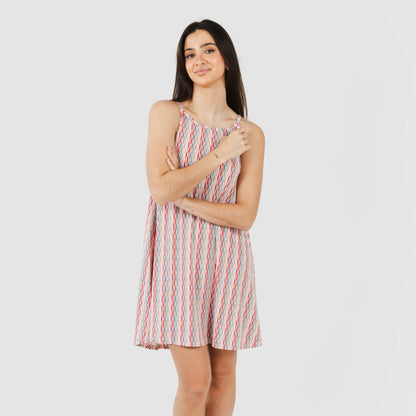 Vestido curto tomara que caia de crepe, Villa Rosa