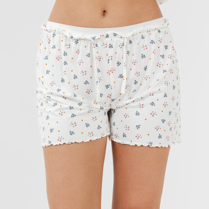 Pijama feminino macio com suspensório Ines