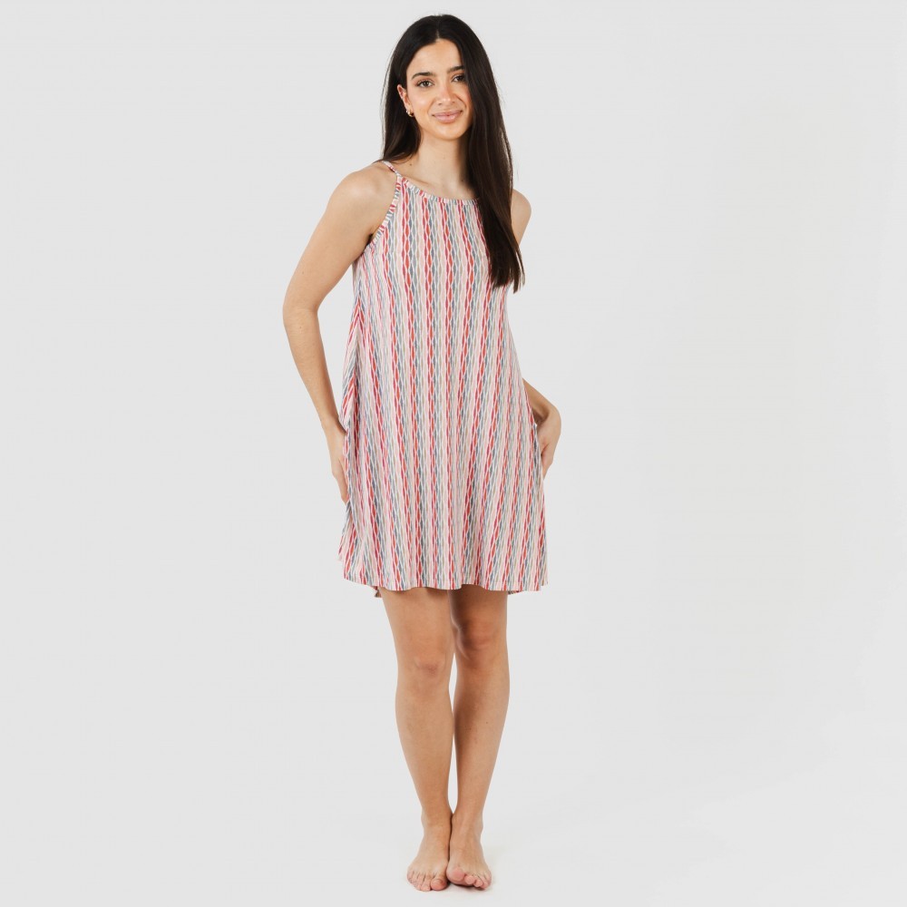 Vestido curto tomara que caia de crepe, Villa Rosa