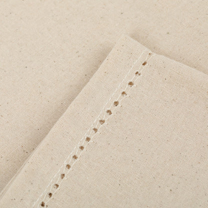 Toalha de mesa lisa de algodão resistente a manchas