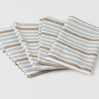 Conjunto de 4 guardanapos listrados GUTI CR-30024