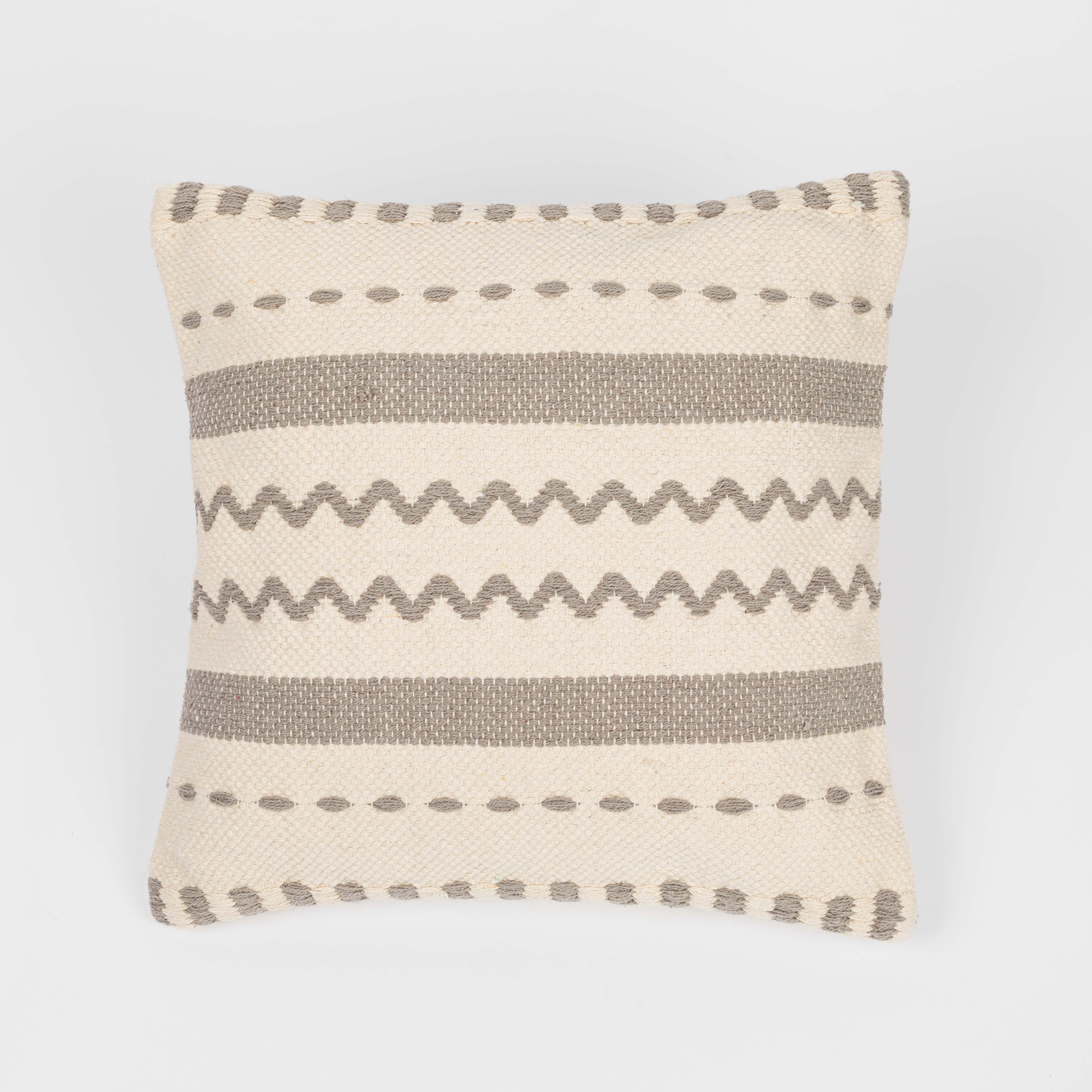 Almofada quadrada Leito em algodão 45x45 - capa + enchimento