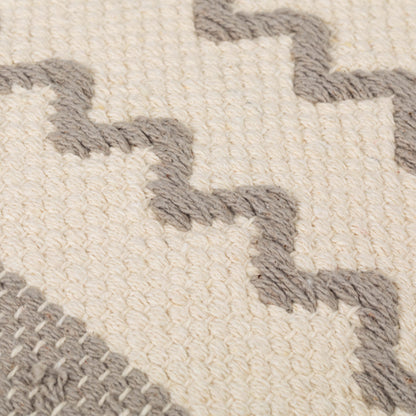 Almofada quadrada Leito em algodão 45x45 - capa + enchimento